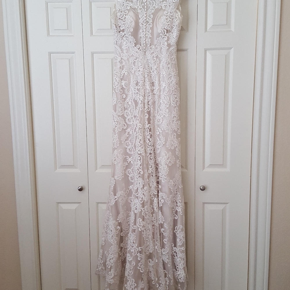 Kenneth Winston, & custom made VEIL, Size 6 - Picture 7 of 8